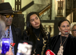 Te Pāti Māori's Rawiri Waititi (from left), Hana Rāwhiti Maipi-Clarke and Debbie Ngarewa-Packer . . . punished