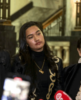 Punishment for Te Pāti Māori over Treaty haka stands – but MPs ‘will not be silenced’ Te Pāti Māori's Rawiri Waititi (from left), Hana Rāwhiti Maipi-Clarke and Debbie Ngarewa-Packer . . . punished