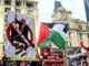 A pro-Iranian protest in Auckland, Aotearoa New Zealand, yesterday
