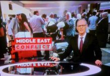 A New Zealand news report on the Middle East conflict on 1News