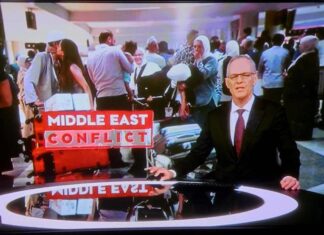 A New Zealand news report on the Middle East conflict on 1News