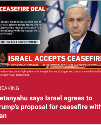 Ramzy Baroud: The fallout – winners and losers from the Israeli war on Iran Israel accepts the ceasefire