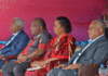 PNG Prime Minister James Marape (second from left) and other Melanesian leaders at the MSG summit