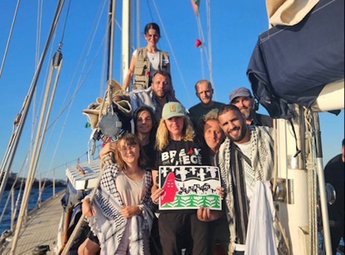 Madleen crew AI 680wide Nine of the 12 Madleen crew members before they were kidnapped by the Israeli military
