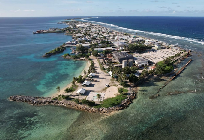 Majuro RNZ Pacific 680wide Half of the Marshall Islands' 50,000-strong population live in the capital city of Majuro