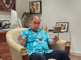 Cook Islands Prime Minister Mark Brown
