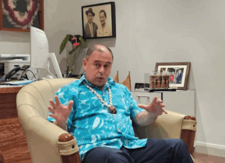 Cook Islands Prime Minister Mark Brown