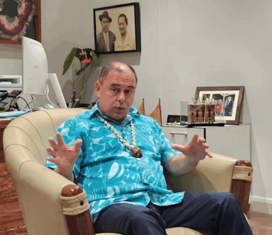 Cook Islands Prime Minister Mark Brown