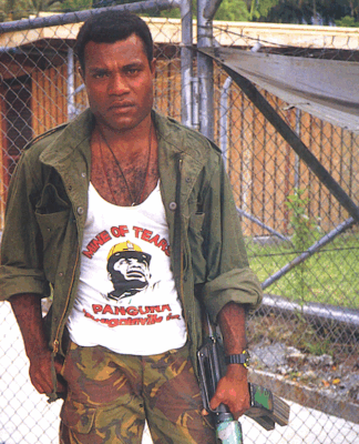 Bougainville wants independence. China’s support for a controversial mine could pave the way A PNG soldier guarding Bougainville's Panguna mine in 1989