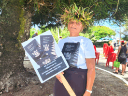 A Cook Islands resident, Jackie Tuara,