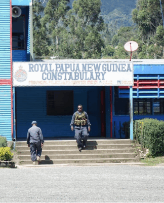 Chief Superintendent Clement Dala . . . PNG's courts and prisons are "completely overrun"