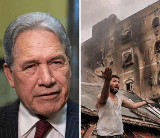 NZ Foreign Minister Winston Peters gave the game away