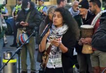 New Zealand Palestinian artist and activist Rana Hamida