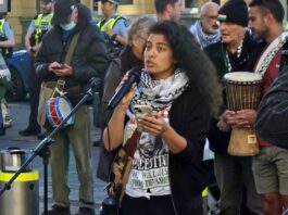 New Zealand Palestinian artist and activist Rana Hamida