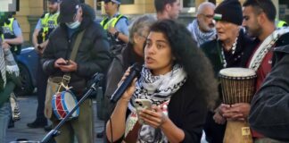 New Zealand Palestinian artist and activist Rana Hamida