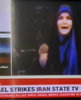 At the time of the Israel attack on Iran's state broadcaster IRDB, news anchor Sahar Emami was presenting the news