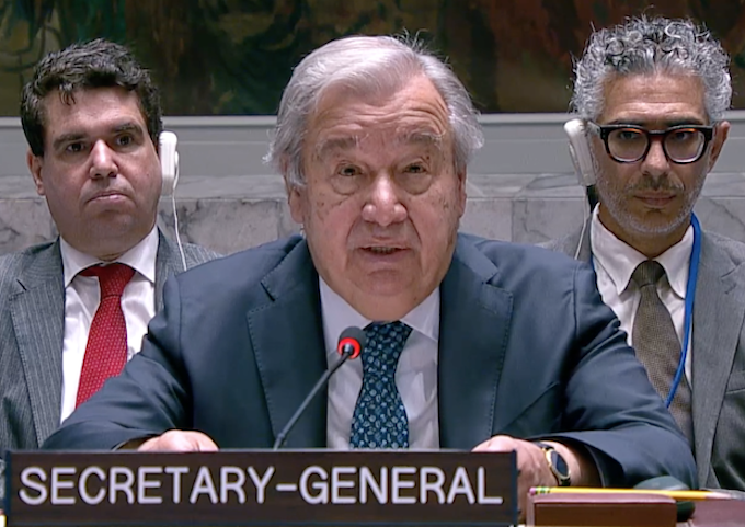 UN Secretary-General António Guterres