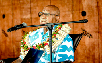 Fiji Prime Minister Sitiveni Rabuka