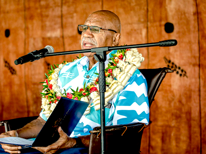 Sitiveni Rabuka FV 680wide Fiji Prime Minister Sitiveni Rabuka