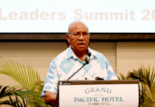 Fiji Prime Minister Sitiveni Rabuka
