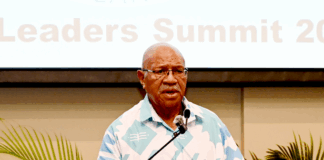 Fiji Prime Minister Sitiveni Rabuka