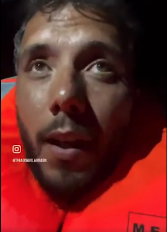 Thiago Avila FFC 680tall Brazilian activist Thiago Avila wearing a life jacket