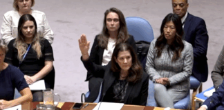 The lone US vote against Gaza peace