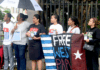 Fiji protesters in support of a "Free West Papua"