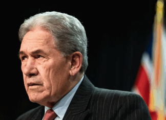 NZ Foreign Minister Winston Peters