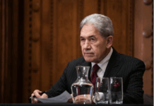 NZ Foreign Minister Winston Peters