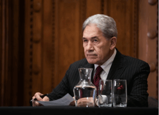NZ Foreign Minister Winston Peters