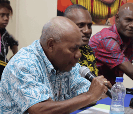 Rabaul's Archbishop Rochus Tatamai