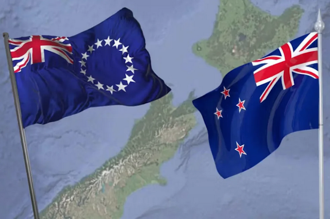 Cook Is flags RNZ 680wide Cook Islands will mark 60 years of self-governance in free association with New Zealand on August 4