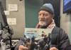 "Hot off the press" . . . David Robie talks Eyes of Fire just after receiving the first copy of his book marking 40 years since the bombing of the Rainbow Warrior on 10 July 1985