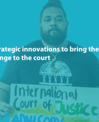 Pacific climate digital strategy for the International Court of Justice