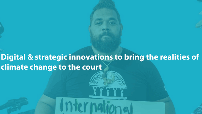 Pacific climate digital strategy for the International Court of Justice