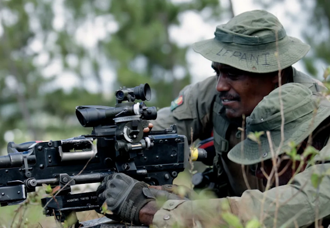 Fiji soldiers RNZ 680wide New Zealand Army and Republic of Fiji Military Forces soldiers cooperate in the Nausori Highlands during Exercise Cartwheel 23