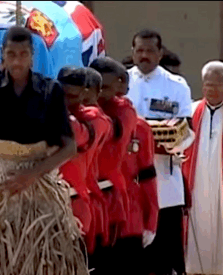 Flashback to Ratu Sir Kamisese Mara's funeral in 2004