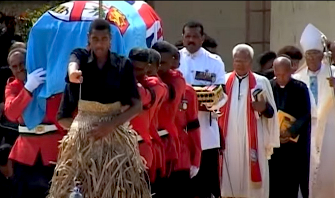 Flashback to Ratu Sir Kamisese Mara's funeral FTV 680wide Flashback to Ratu Sir Kamisese Mara's funeral in 2004