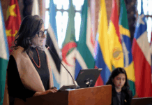 UN Special Rapporteur Francesca Albanese addresses The Hague Group Summit
