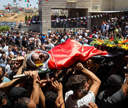 A funeral has been held in the occupied West Bank for both the young Palestinians killed by Israeli settlers, Sayfollah ‘Saif’ Mussalet, an American Palestinian from Tampa, Florida, and Muhammad Shalabi