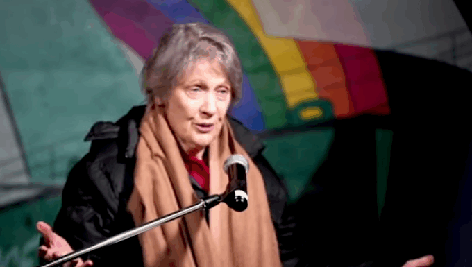 Keep fighting for a nuclear-free Pacific, Helen Clark warns Greenpeace over global storm clouds Former NZ prime minister Helen Clark speaking on the deck of the Rainbow Warrior
