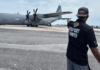 The first-ever US military flight carrying 18 Marshall Islanders deported from the United States by the US Immigration and Customs Enforcement arrives at Majuro