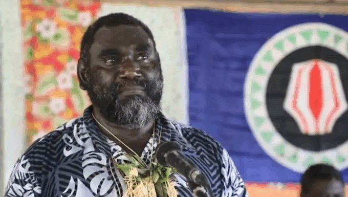Incumbent Bougainville President Ishmael Toroama
