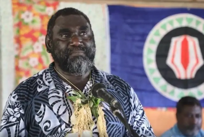 Ishmael Toroama RNZ 680wide Incumbent Bougainville President Ishmael Toroama