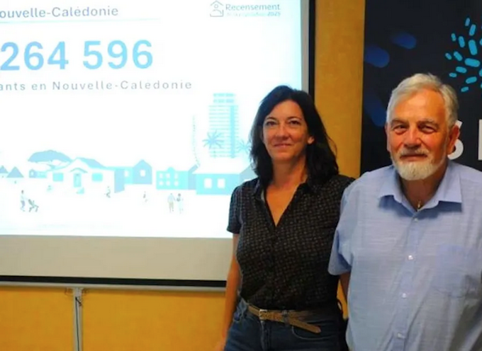 Jean Philippe Grouthier RNZ 680wide New Caledonia Census Chef de Mission Jean Philippe Grouthier (right) at the French national statistical institute INSEE