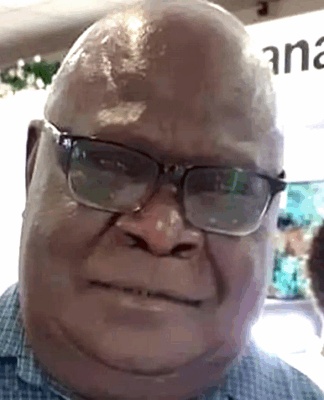 Former PNG national Parliament regional representative for Bougainville Joe Lera . . . "We will try to make big changes in addressing sustainable development"