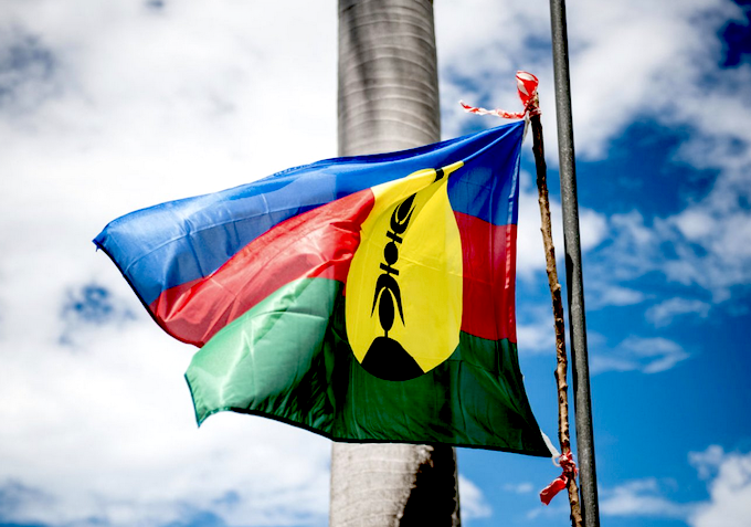 Kanak flag AD 680wide The indigenous Kanaky flag adopted in 1983 and usually flown alongside the French tricolour under the Nouméa Accord