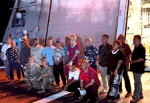 During the visit of the USS Cincinnati to Majuro in July, Marshallese veterans were honoured with a dinner and programme on board the US Navy vessel