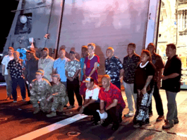 During the visit of the USS Cincinnati to Majuro in July, Marshallese veterans were honoured with a dinner and programme on board the US Navy vessel
